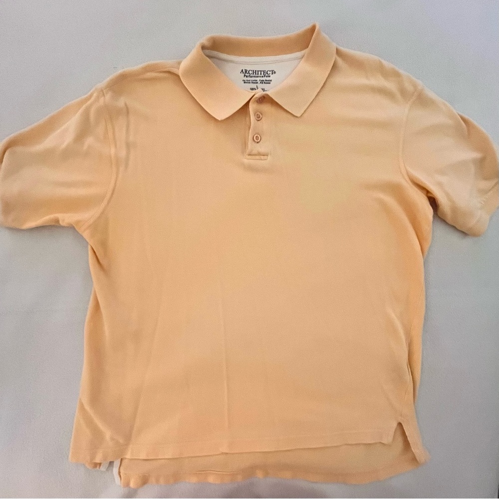 Architect Yellow Performance Polo Shirt